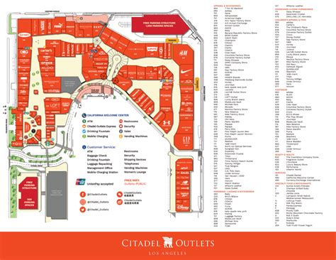 directorio de citadel outlets
